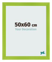 Cadre Photo 50x60cm Vert MDF Pisa De Face Mesure | Yourdecoration.fr