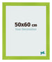 Cadre Photo 50x60cm Vert MDF Pisa De Face Mesure | Yourdecoration.fr