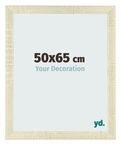 Cadre Photo 50x65cm Chene Sonoma MDF Pisa De Face Mesure | Yourdecoration.fr
