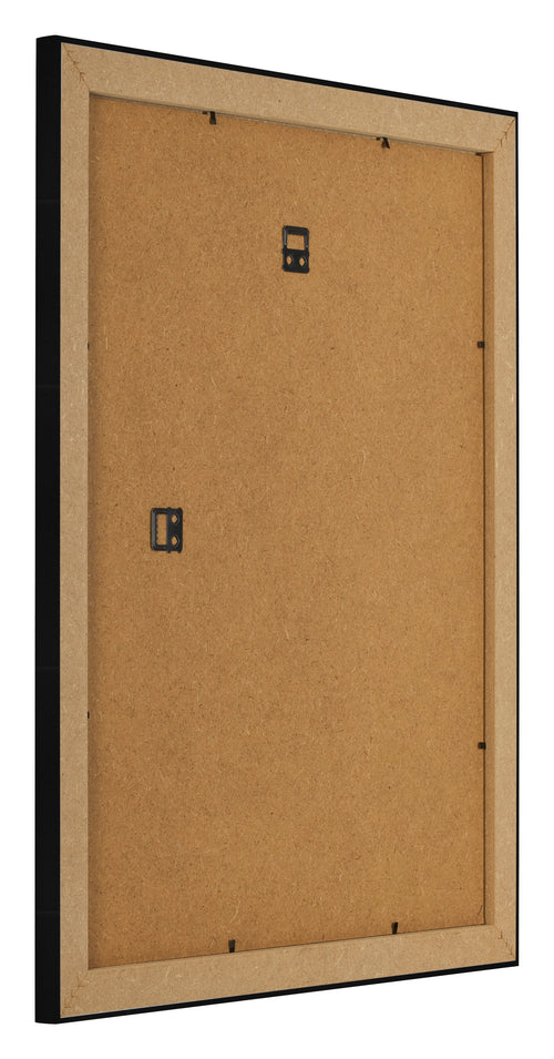 Cadre Photo 50x65cm Noir Argent Poli MDF Pisa Arriere Oblique | Yourdecoration.fr