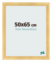 Cadre Photo 50x65cm Or Vintage MDF Pisa De Face Mesure | Yourdecoration.fr