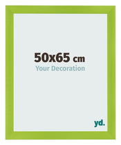 Cadre Photo 50x65cm Vert MDF Pisa De Face Mesure | Yourdecoration.fr