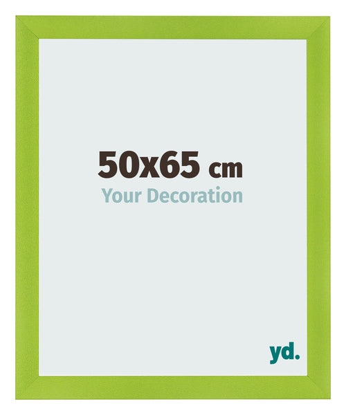 Cadre Photo 50x65cm Vert MDF Pisa De Face Mesure | Yourdecoration.fr