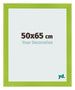 Cadre Photo 50x65cm Vert MDF Pisa De Face Mesure | Yourdecoration.fr