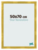Cadre Photo 50x70cm Or Vintage MDF Pisa De Face Mesure | Yourdecoration.fr