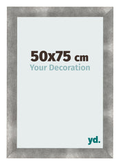 Cadre Photo 50x75cm Metal Vintage MDF Pisa De Face Mesure | Yourdecoration.fr