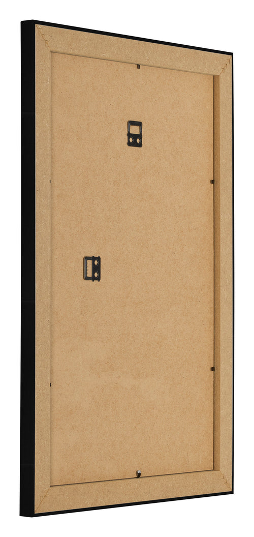 Cadre Photo 50x75cm Noir Argent Poli MDF Pisa Arriere Oblique | Yourdecoration.fr