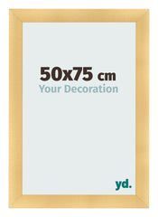 Cadre Photo 50x75cm Or Vintage MDF Pisa De Face Mesure | Yourdecoration.fr