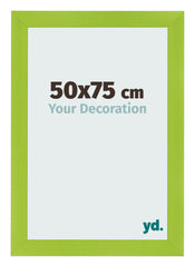 Cadre Photo 50x75cm Vert MDF Pisa De Face Mesure | Yourdecoration.fr