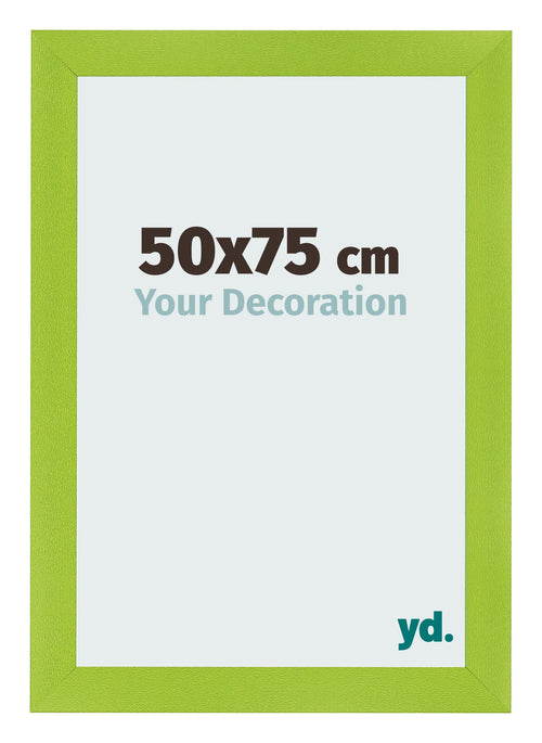 Cadre Photo 50x75cm Vert MDF Pisa De Face Mesure | Yourdecoration.fr