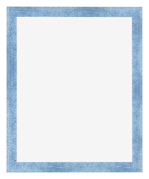 Cadre Photo 55x65cm Bleu Brillant Patine MDF Pisa De Face | Yourdecoration.fr