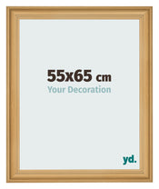Cadre Photo 55x65cm De Pin Grain de Bois MDF Lazio De Face Mesure | Yourdecoration.fr
