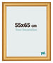Cadre Photo 55x65cm Or Mat MDF Lazio De Face Mesure | Yourdecoration.fr
