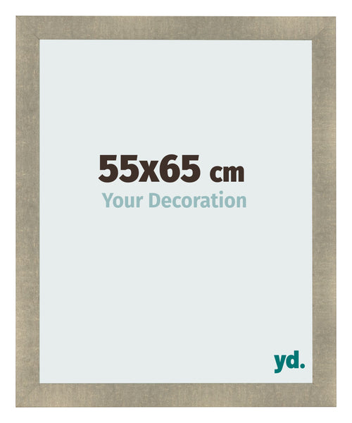 Cadre Photo 55x65cm Or Vintage MDF Pisa De Face Mesure | Yourdecoration.fr