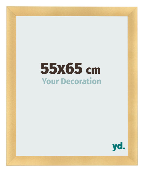 Cadre Photo 55x65cm Or Vintage MDF Pisa De Face Mesure | Yourdecoration.fr