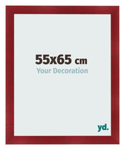 Cadre Photo 55x65cm Vin Rouge Patine MDF Pisa De Face Mesure | Yourdecoration.fr