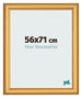 Cadre Photo 56x71cm Or Mat MDF Lazio De Face Mesure | Yourdecoration.fr