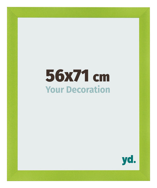 Cadre Photo 56x71cm Vert MDF Pisa De Face Mesure | Yourdecoration.fr