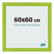Cadre Photo 60x60cm Vert MDF Pisa De Face Mesure | Yourdecoration.fr