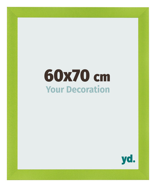 Cadre Photo 60x70cm Vert MDF Pisa De Face Mesure | Yourdecoration.fr