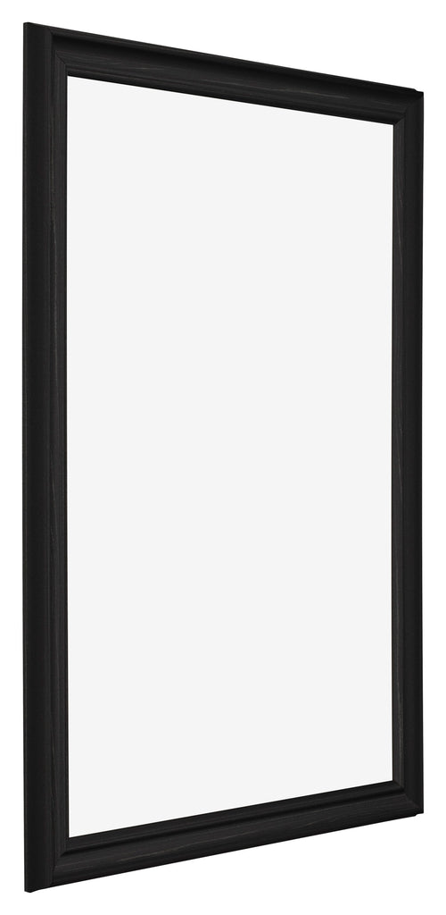 Cadre Photo 60x84cm Noir Grain de Bois MDF Lazio De Face Oblique | Yourdecoration.fr