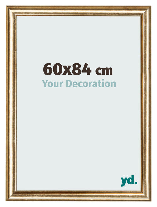 Cadre Photo 60x84cm Or Antique MDF Lazio De Face Mesure | Yourdecoration.fr