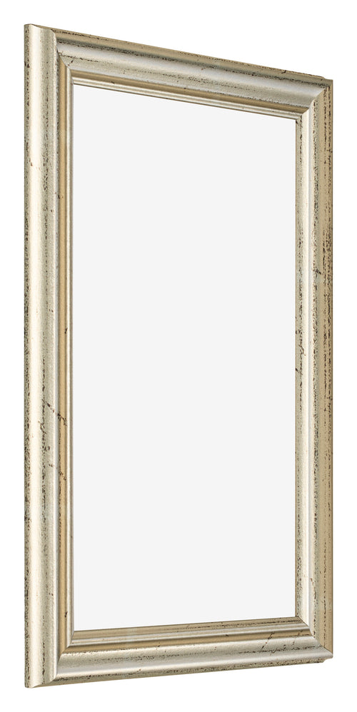 Cadre Photo 60x85cm Brillance Metallique MDF Lazio De Face Oblique | Yourdecoration.fr