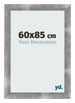 Cadre Photo 60x85cm Metal Vintage MDF Pisa De Face Mesure | Yourdecoration.fr