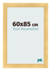 Cadre Photo 60x85cm Or Vintage MDF Pisa De Face Mesure | Yourdecoration.fr