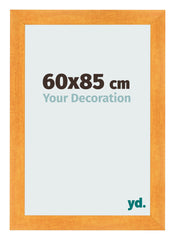 Cadre Photo 60x85cm Orange MDF Pisa De Face Mesure | Yourdecoration.fr