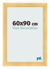 Cadre Photo 60x90cm Or Vintage MDF Pisa De Face Mesure | Yourdecoration.fr