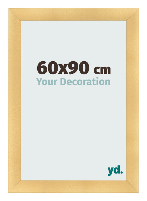 Cadre Photo 60x90cm Or Vintage MDF Pisa De Face Mesure | Yourdecoration.fr