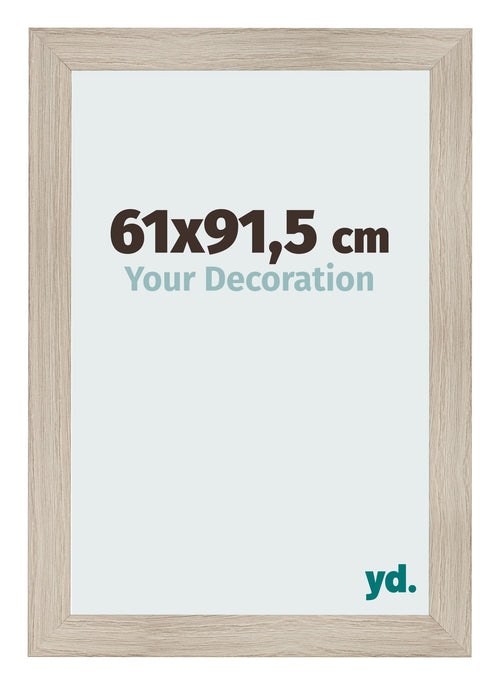 Cadre Photo 61x91 5cm Chene Rustique MDF Pisa De Face Mesure | Yourdecoration.fr