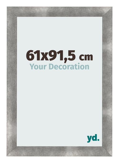 Cadre Photo 61x91 5cm Metal Vintage MDF Pisa De Face Mesure | Yourdecoration.fr
