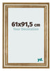 Cadre Photo 61x91 5cm Or Antique MDF Lazio De Face Mesure | Yourdecoration.fr