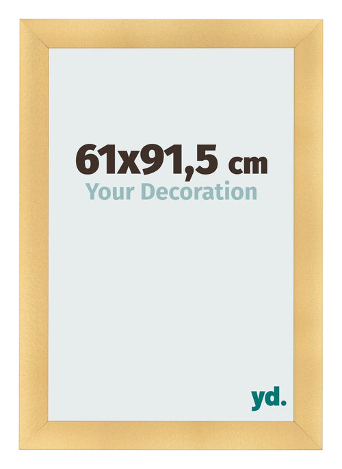 Cadre Photo 61x91 5cm Or Vintage MDF Pisa De Face Mesure | Yourdecoration.fr