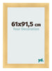 Cadre Photo 61x91 5cm Or Vintage MDF Pisa De Face Mesure | Yourdecoration.fr