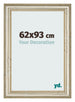 Cadre Photo 62x93cm Brillance Metallique MDF Lazio De Face Mesure | Yourdecoration.fr