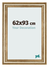 Cadre Photo 62x93cm Or Antique MDF Lazio De Face Mesure | Yourdecoration.fr