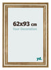 Cadre Photo 62x93cm Or Antique MDF Lazio De Face Mesure | Yourdecoration.fr