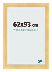 Cadre Photo 62x93cm Or Vintage MDF Pisa De Face Mesure | Yourdecoration.fr