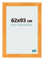 Cadre Photo 62x93cm Orange MDF Pisa De Face Mesure | Yourdecoration.fr