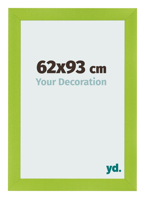 Cadre Photo 62x93cm Vert MDF Pisa De Face Mesure | Yourdecoration.fr