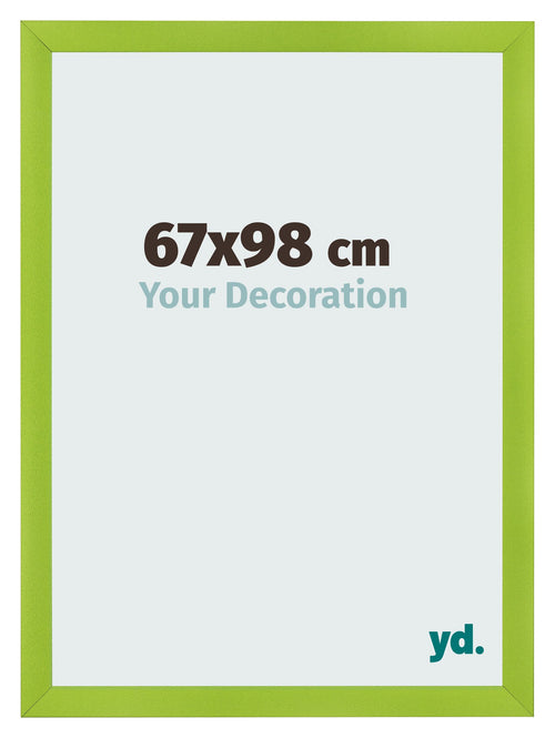 Cadre Photo 67x98cm Vert MDF Pisa De Face Mesure | Yourdecoration.fr