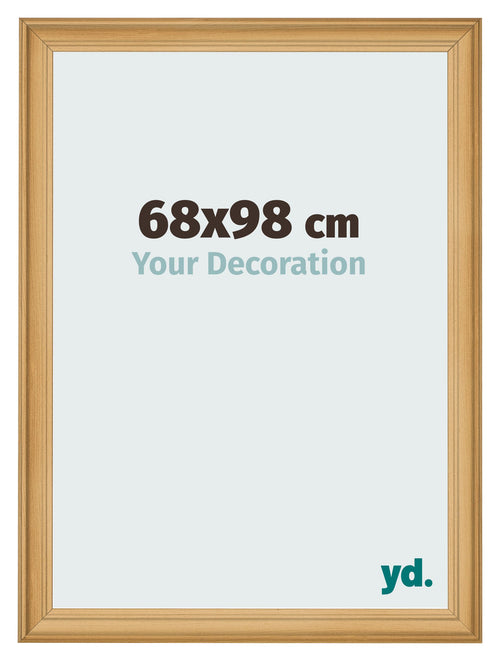 Cadre Photo 68x98cm De Pin Grain de Bois MDF Lazio De Face Mesure | Yourdecoration.fr