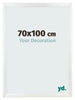 Cadre Photo 70x100cm Blanc Vintage MDF Pisa De Face Mesure | Yourdecoration.fr