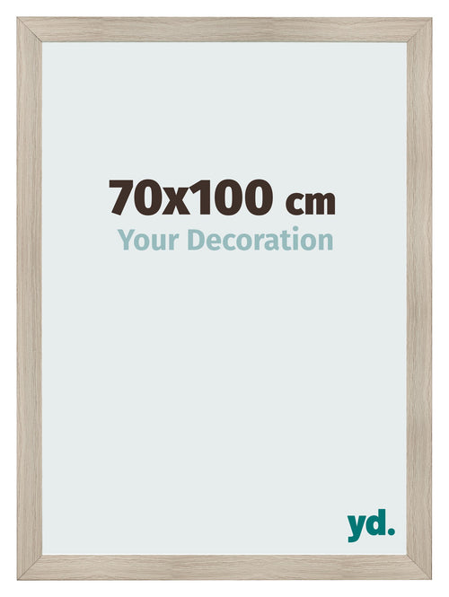 Cadre Photo 70x100cm Chene Rustique MDF Pisa De Face Mesure | Yourdecoration.fr