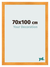 Cadre Photo 70x100cm Orange MDF Pisa De Face Mesure | Yourdecoration.fr