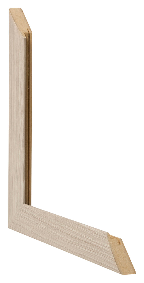 Cadre Photo 70x70cm Chene Rustique MDF Pisa Detail Intersection | Yourdecoration.fr