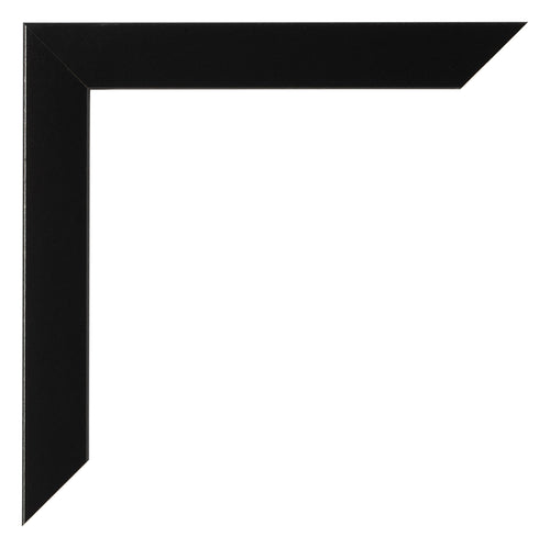 Cadre Photo 70x70cm Noir Argent Poli MDF Pisa Detail Coin | Yourdecoration.fr